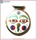 "Mantra" & "Tibetan OM" Symbol Bone Pendant