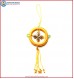 Brass Dorje String Dharma Wheel