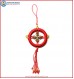 Brass Dorje String Dharma Wheel