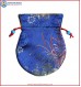 Blue Color Silk Mala Bag
