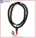 Black Bone Mala with Turquoise Beads