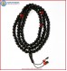 Black Onyx Mala with Carnelian Spacer Beads