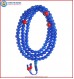 Blue Onyx Mala with Coral Spacer Beads