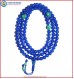 Blue Onyx Mala with Turquoise Spacer Beads