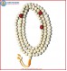 Lotus Seed Mala with Coral Spacer Beads