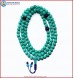 Amazon Jade Stone Mala with Lapis Lazuli Spacer Beads