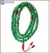 Taiwanese Jade Stone Mala with Coral Spacer Beads