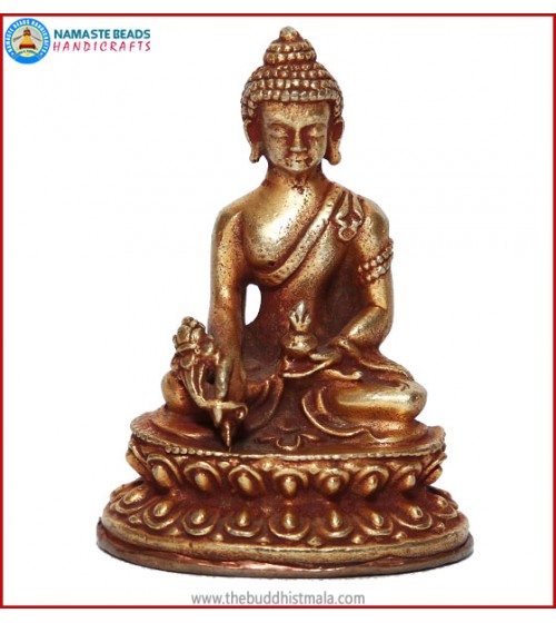 "Medicine Buddha" Brass Statue