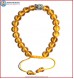 Citrine Stone Bracelet with Buddha Head Bead
