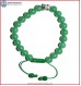 Light Green Jade Stone Bracelet with Buddha Head Bead