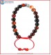 Mix Agate Stone Bracelet with Buddha Head Bead