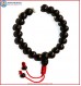 Rose Wood Wrist Mala with Conch Shell Spacer Bead
