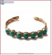Seven Turquoise 3 Metal Bracelet