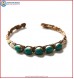 Five Turquoise 3 Metal Bracelet