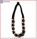 White Metal Beads Necklace