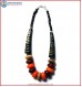 Horn & Resin Amber Necklace